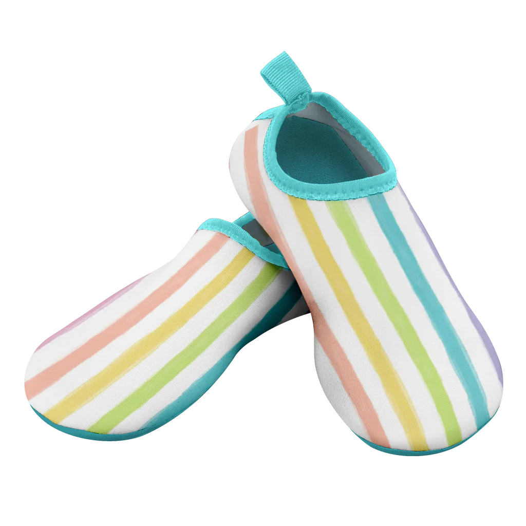 Water Socks- Rainbow Stripe