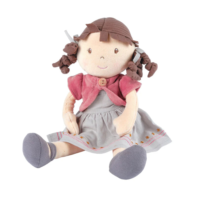 Rose - Organic Doll With Brown Hair