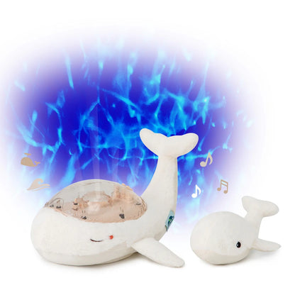 Tranquil Whale Family - White