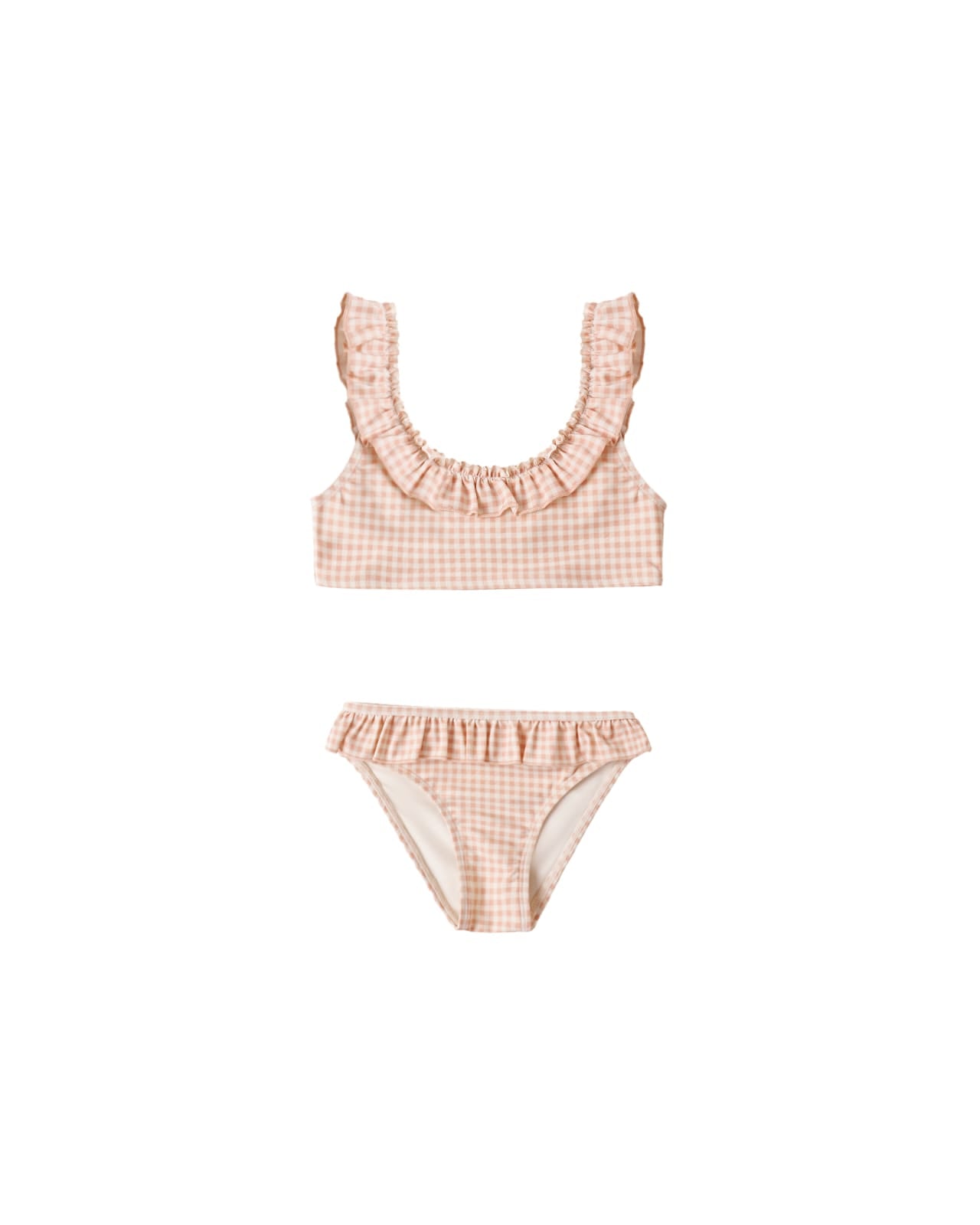 GIANA	BIKINI	||	PETAL	GINGHAM