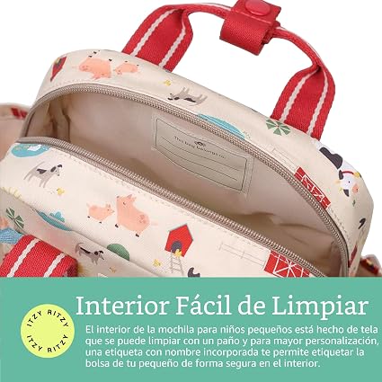 Itzy Bitzy Bag™ Toddler Daycare Backpack-Farm