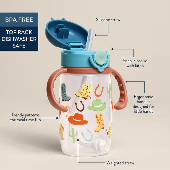 Itzy Sips Straw Cup- Western