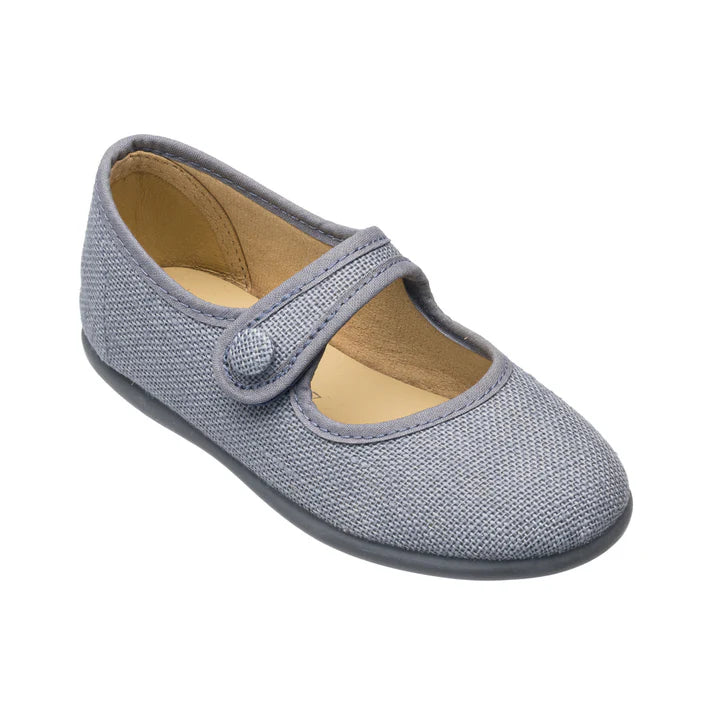 LINEN MARY JANE Indigo