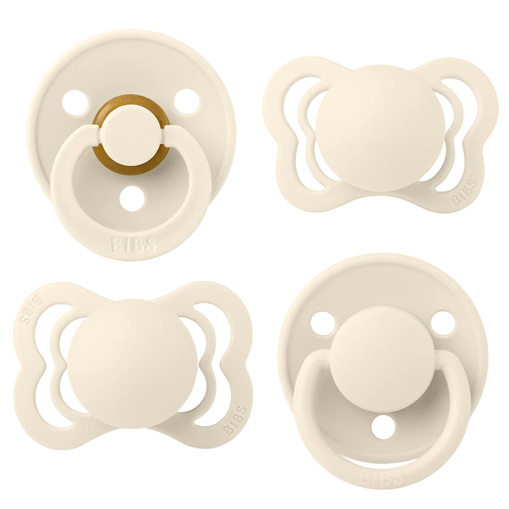 Bibs Try-It Collection Ivory-1/Natural Rubber Latex/Silicone