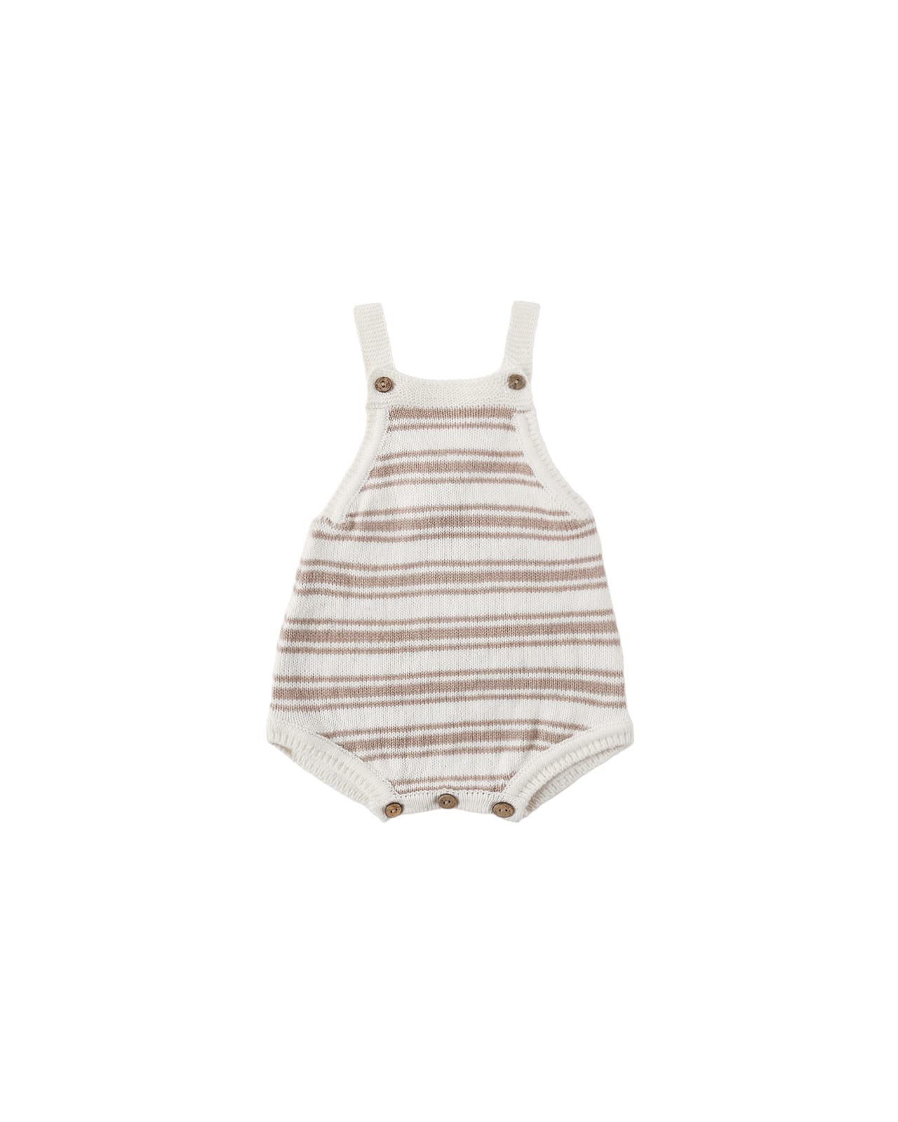 TATUM ROMPER || OAT STRIPE