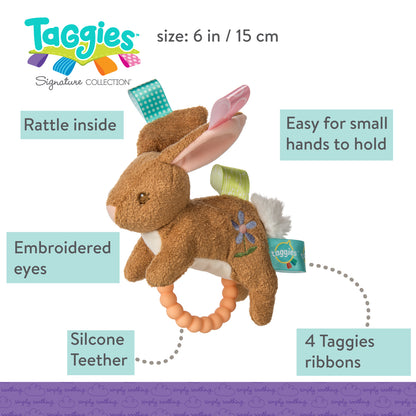 Taggies Harmony Bunny Teether Rattle – 6