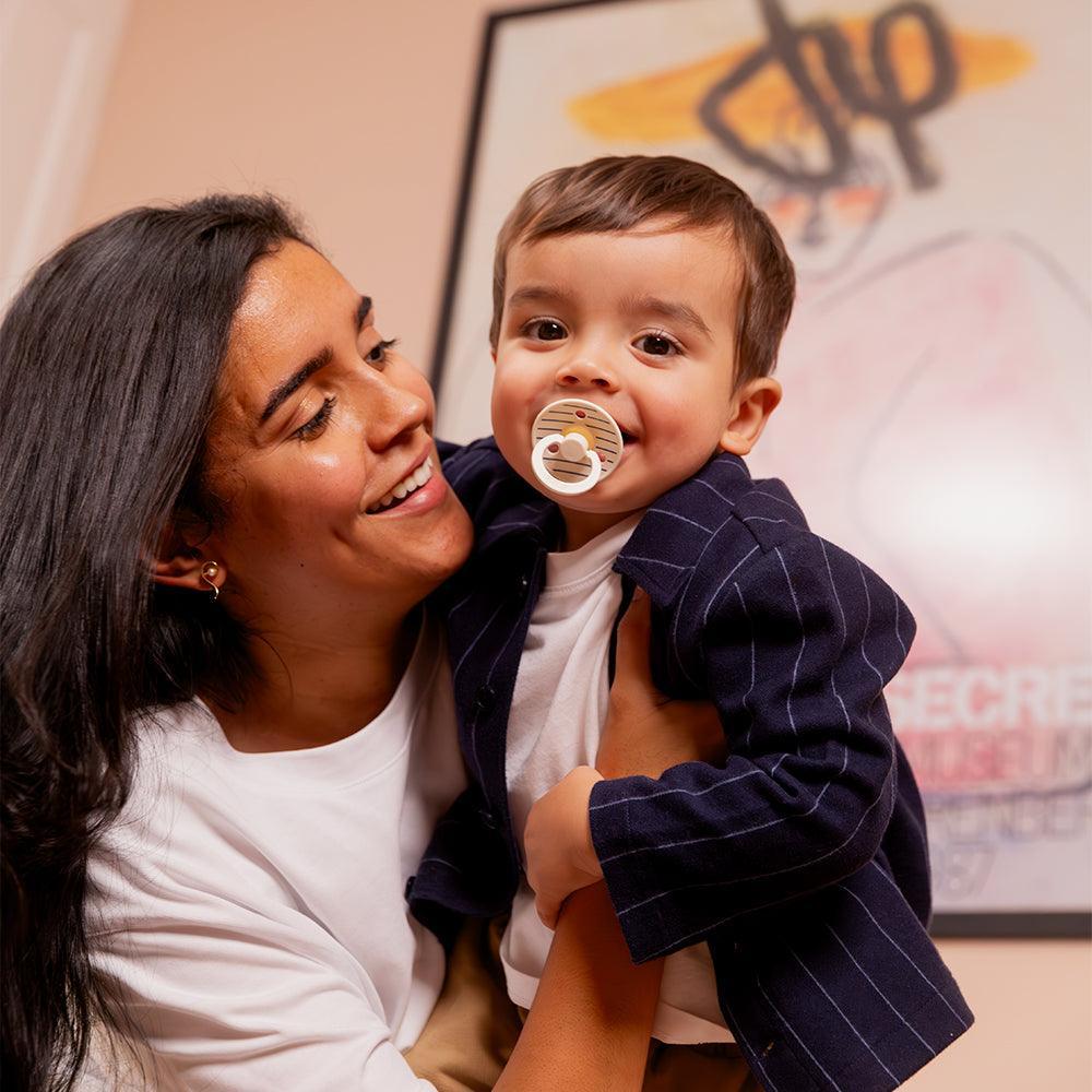 STUDIO Colour 2 Pack Pin - Ivory Steel Blue Mix