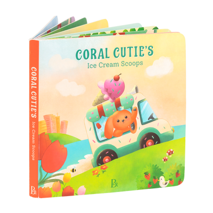 Board Book & Plush Set Happyhues – Coral Cutie Book Set