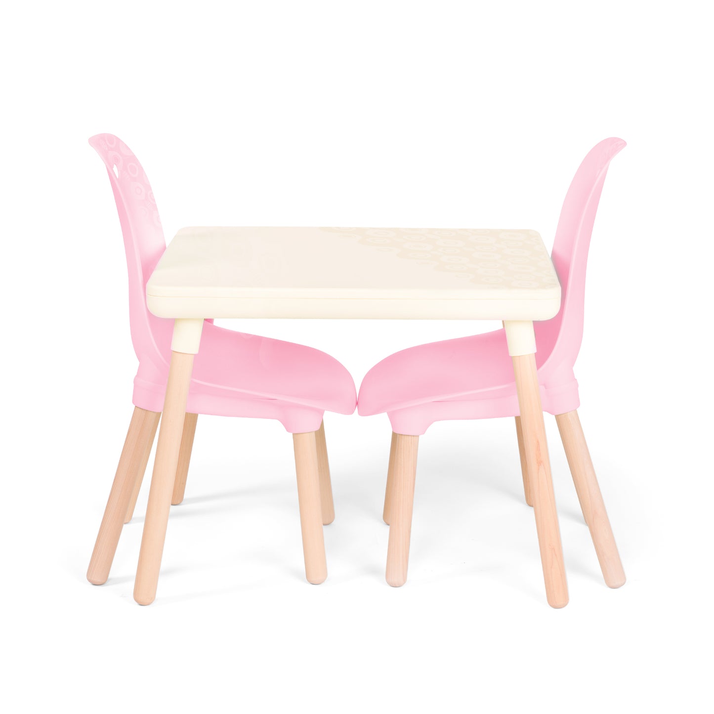 Kid Century Modern: Table & Chair Set – Pink