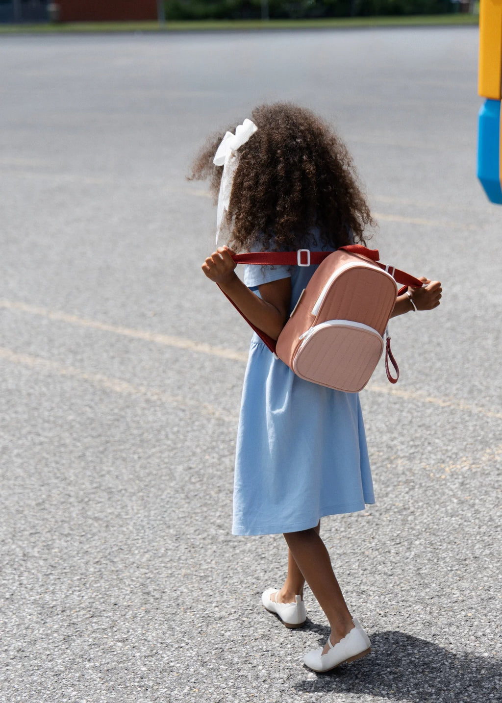 Washable Nylon Small Backpack - Blushfield