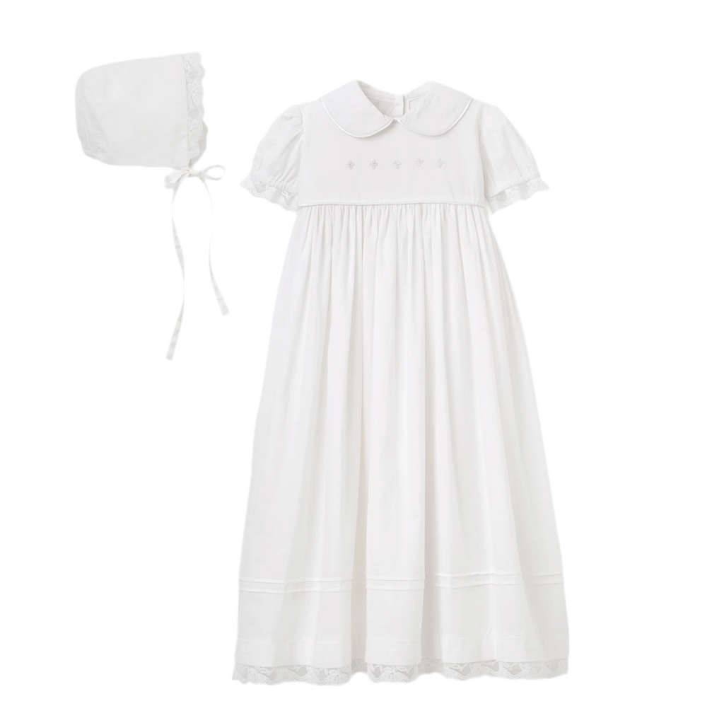 Girls' Gown & Bonnet Christening Gift Set
