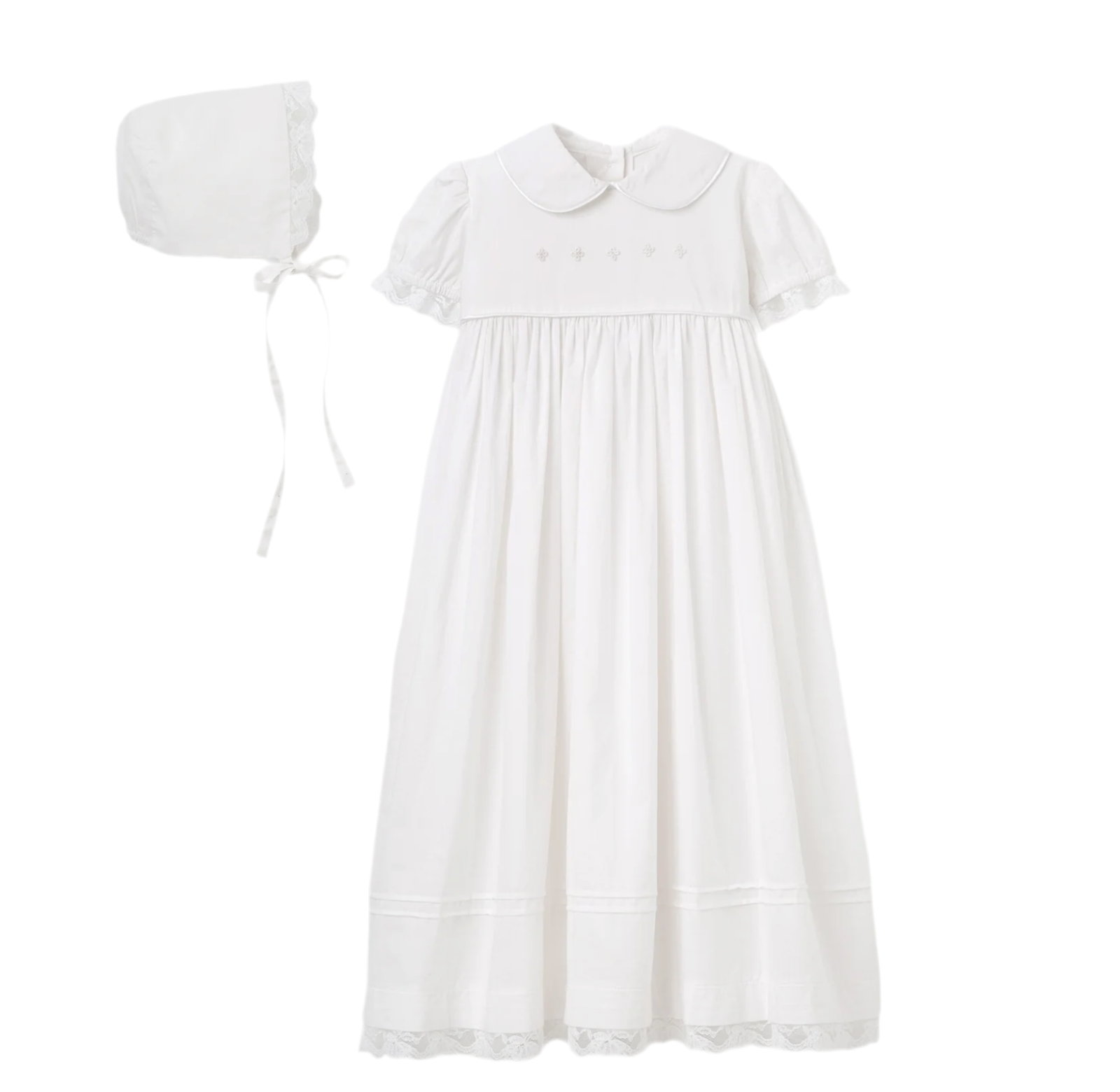 Girls' Gown & Bonnet Christening Gift Set