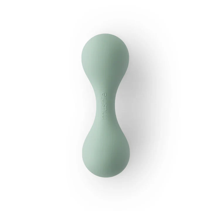 Silicone Baby Rattle Toy Cambridge Blue