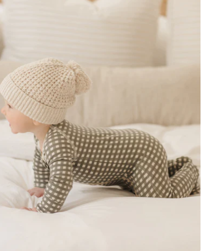 Bamboo Footie with Zipper || Forest Control