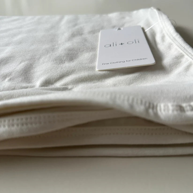 Receiving Organic Cotton Swaddle Baby Blanket (Beige)