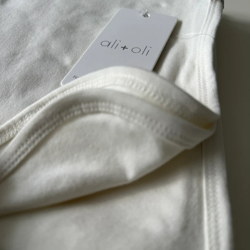 Receiving Organic Cotton Swaddle Baby Blanket (Beige)