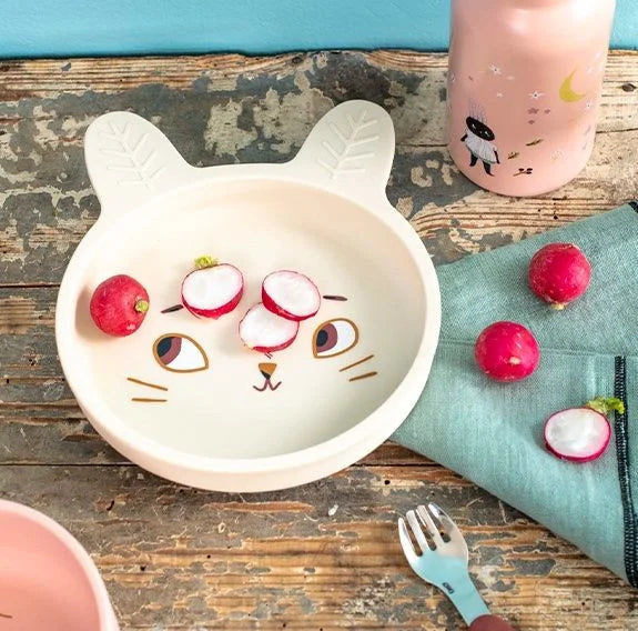 Set de Vajilla de Silicona Après la Pluie Moulin Roty