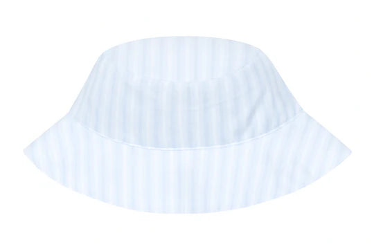 Blue Stripe Summer Sun Hat Sky Blue