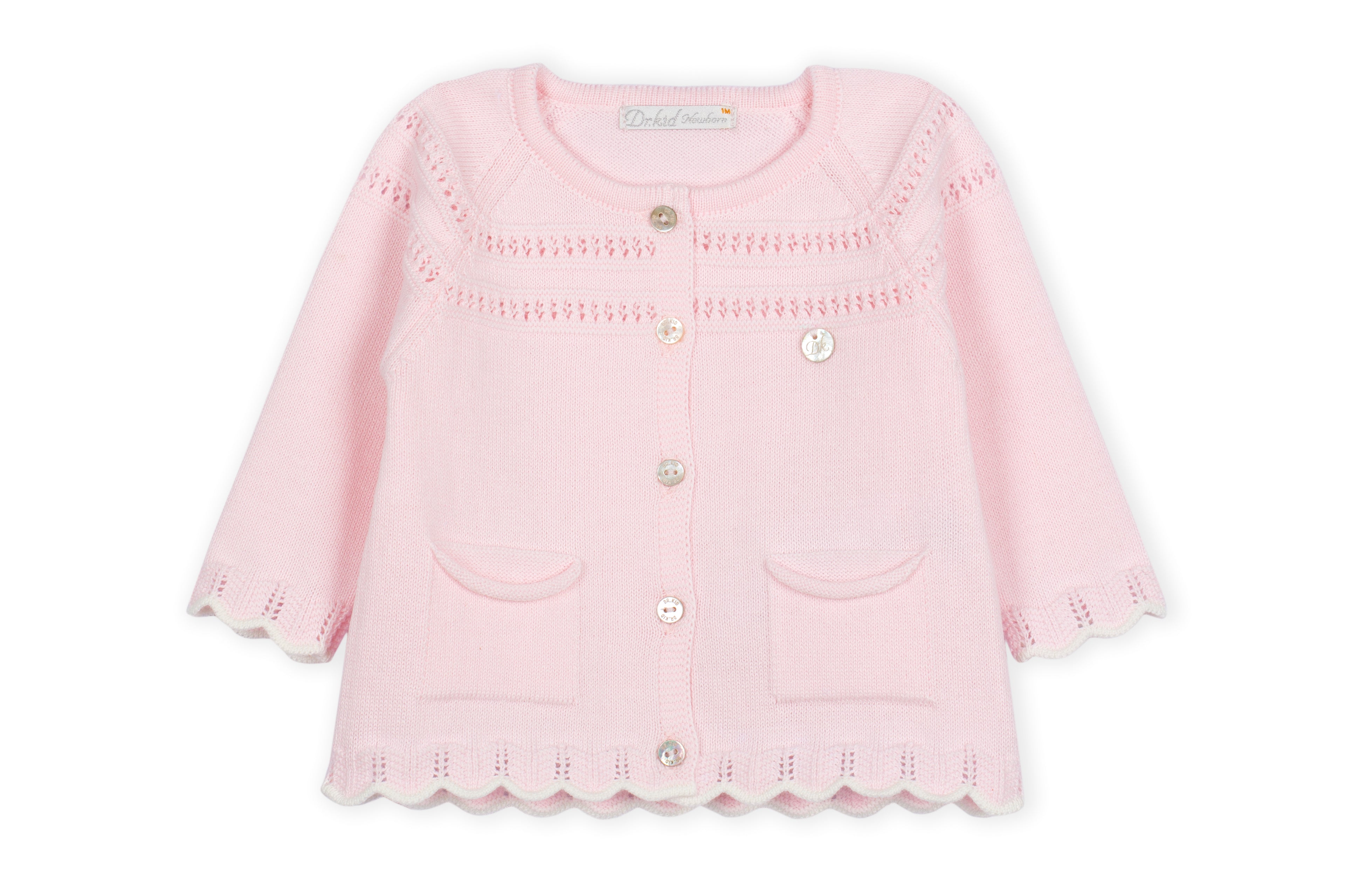 Cardigan Rosa Bebé