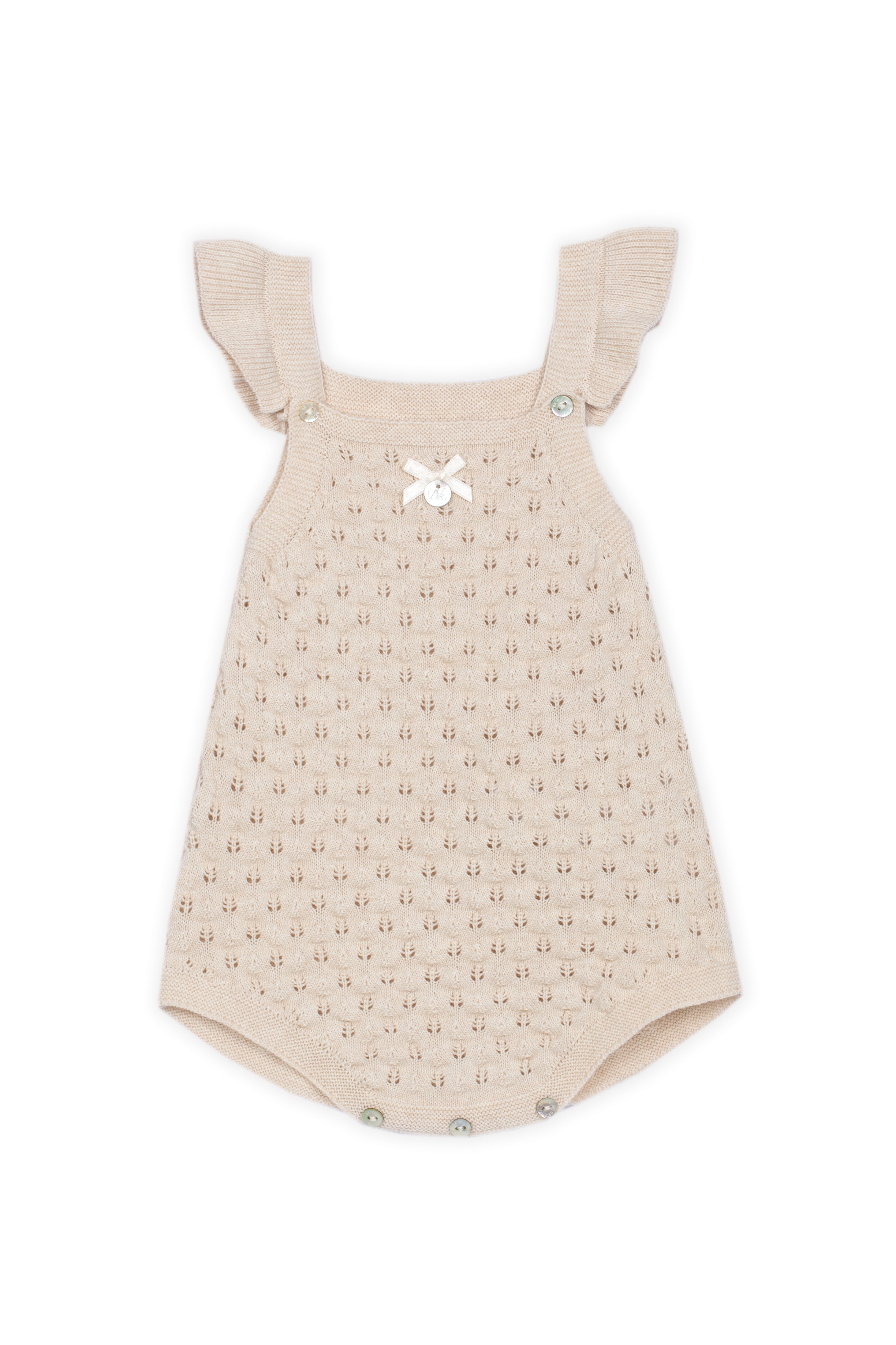 Baby Romper Bege Mescla
