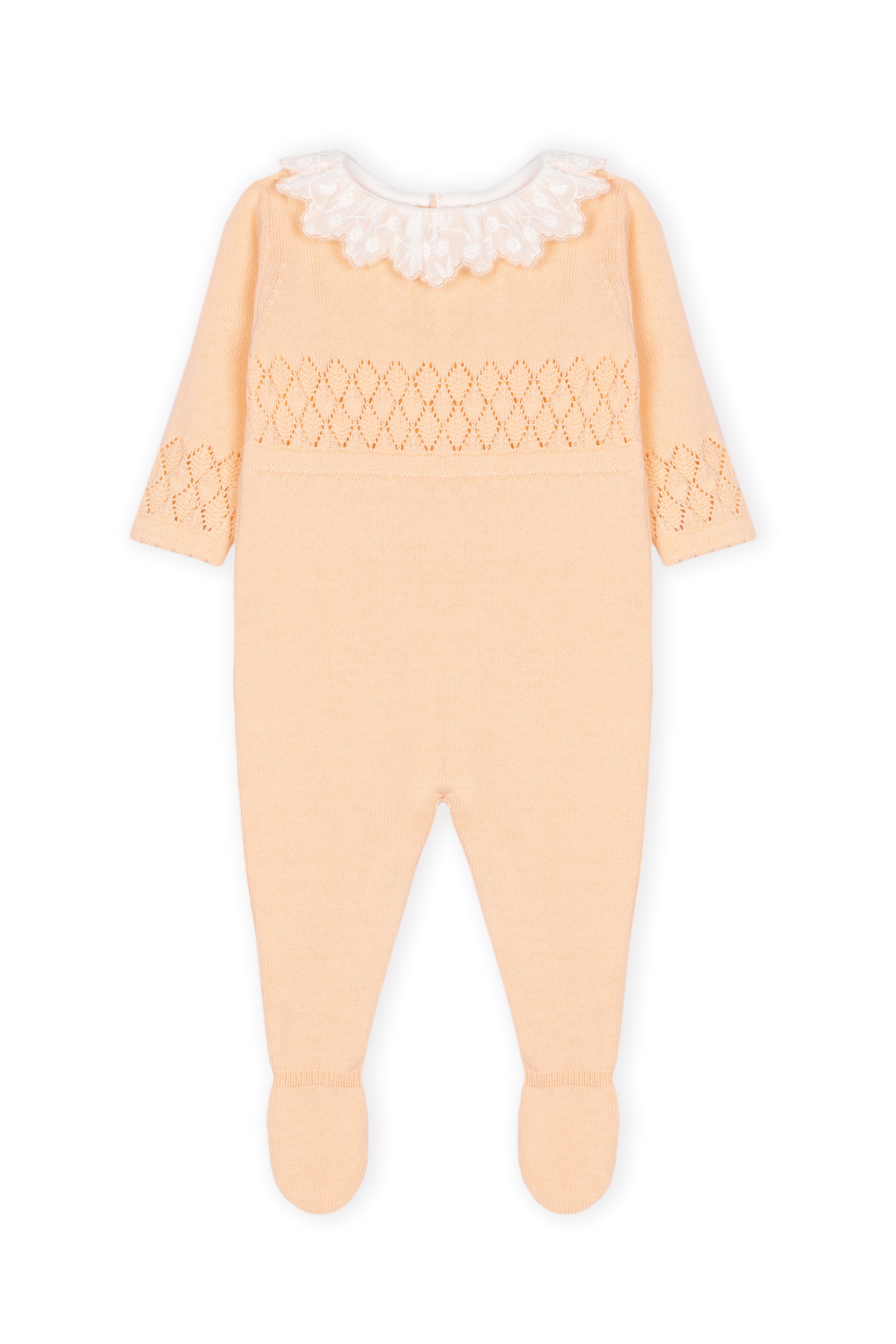 Newborn Babygrow Salmão Claro