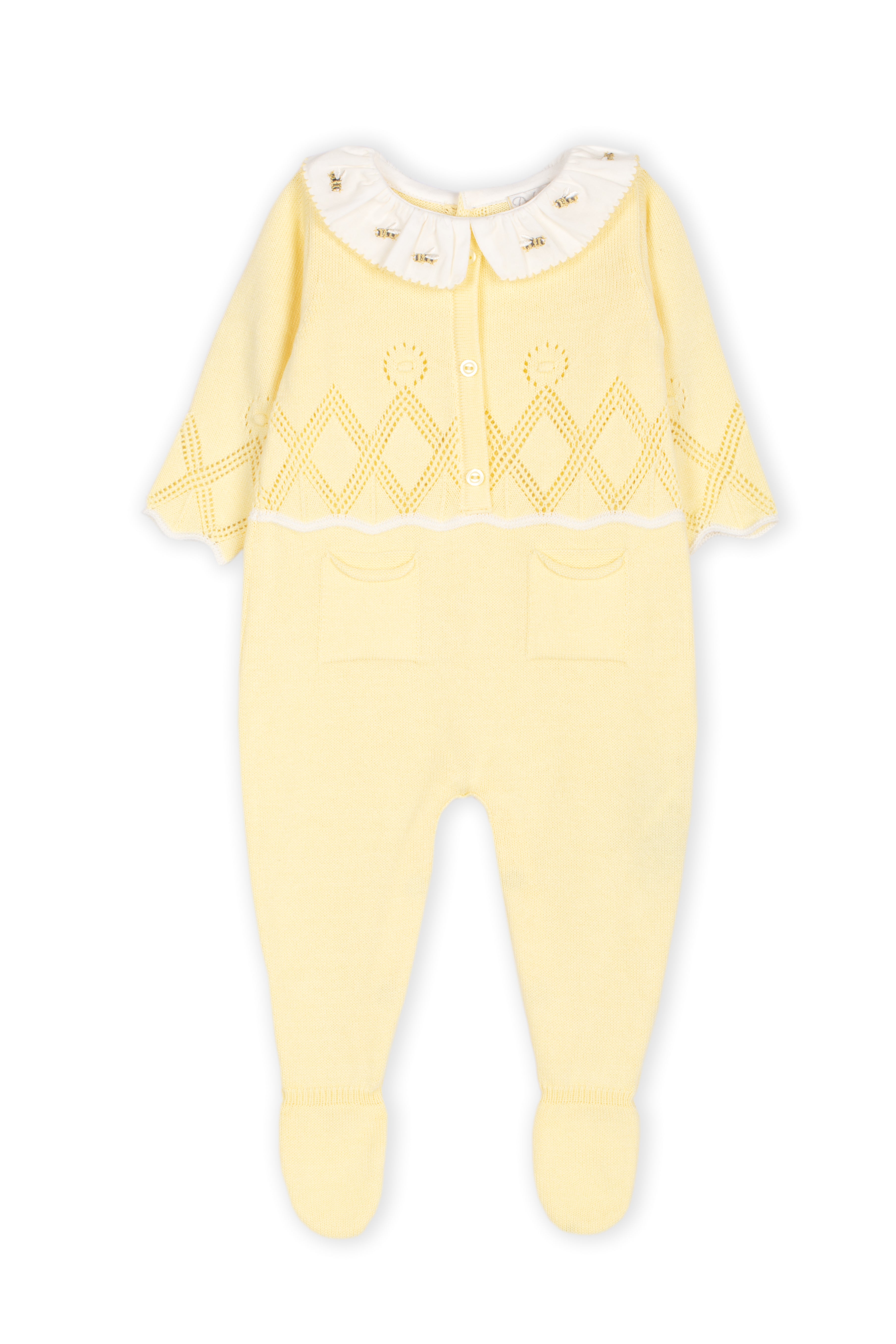 Newborn Babygrow Amarelo