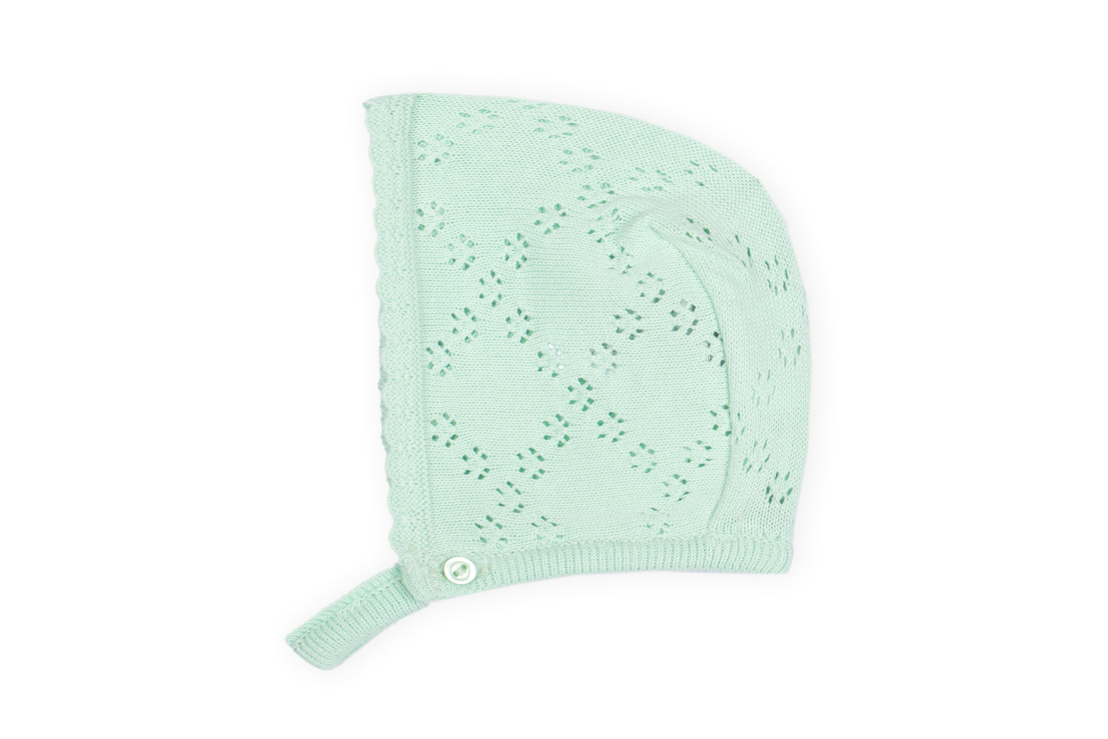 Newborn Bonnet Verde Água Cl