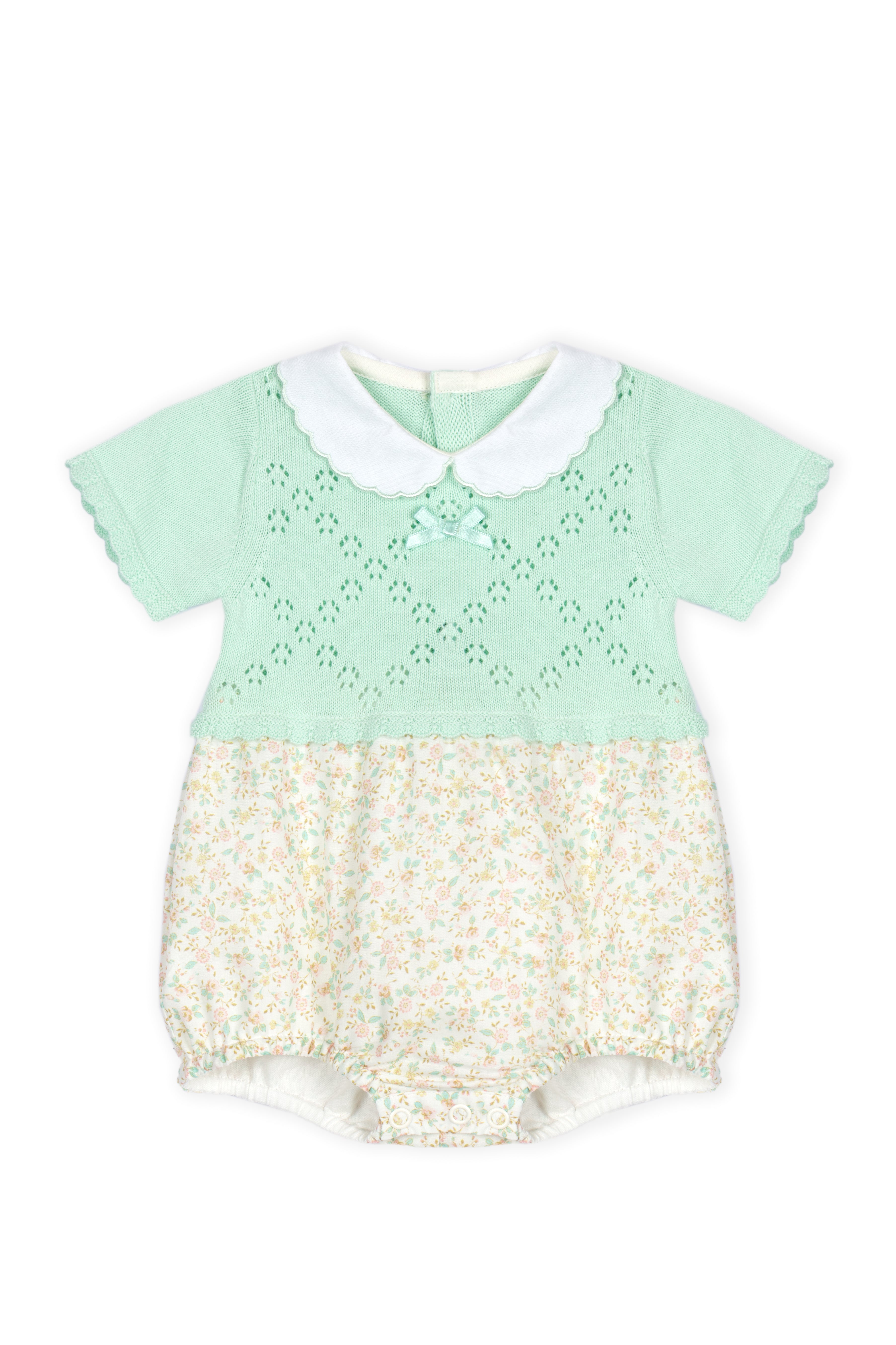 Baby Romper Verde Água Cl