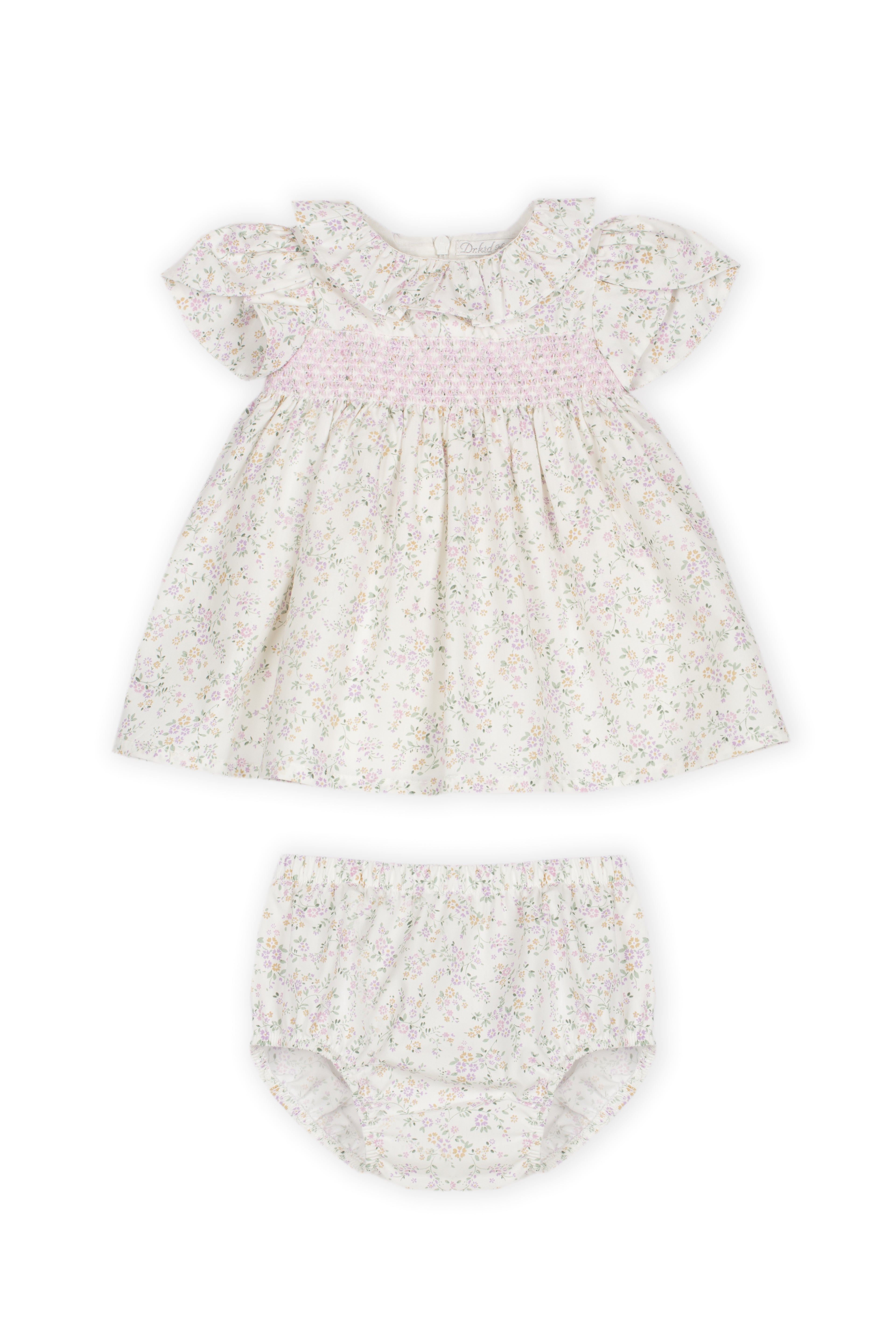 Baby dress with panties Rosa Lilas