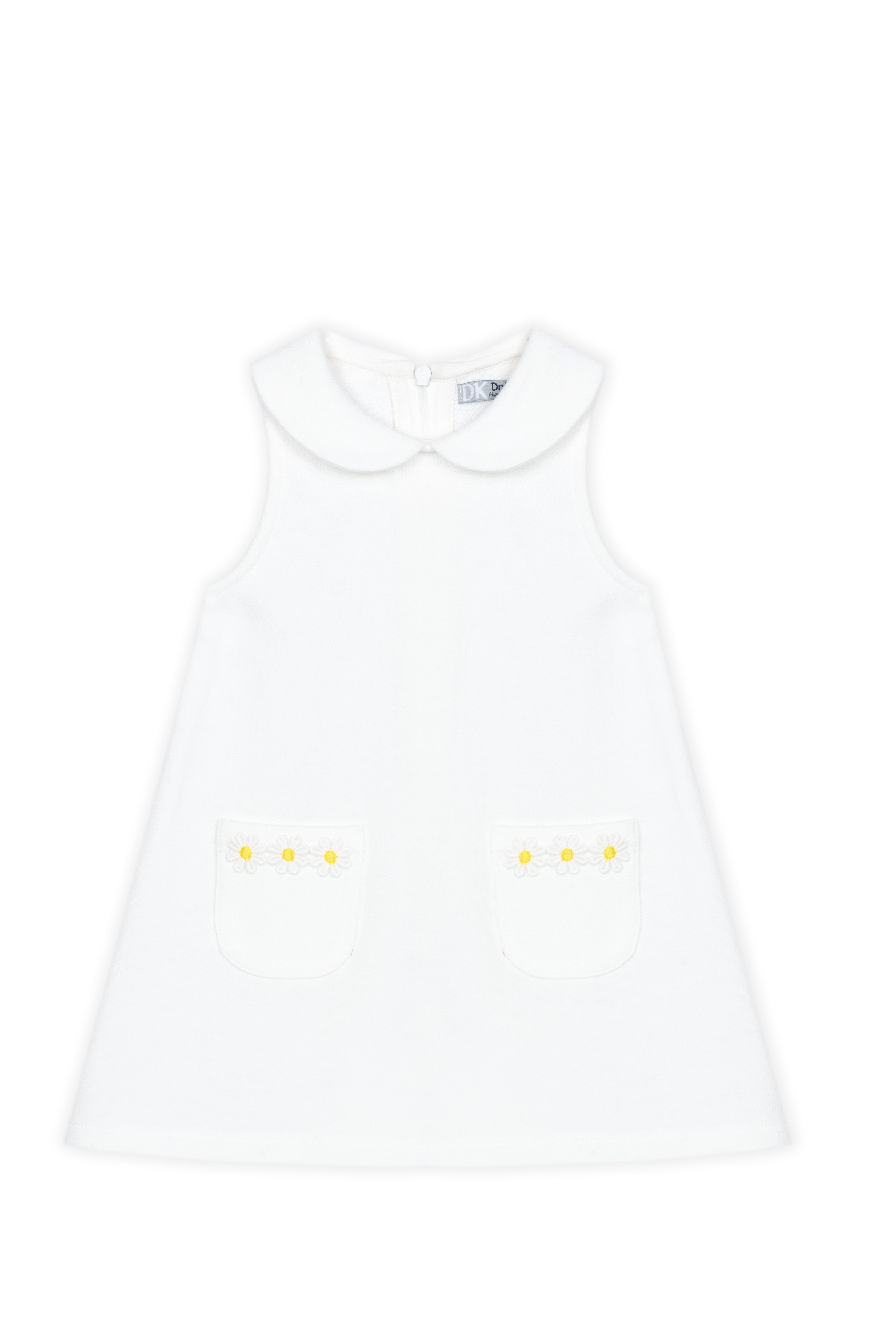 Girl Dress Meio Branco