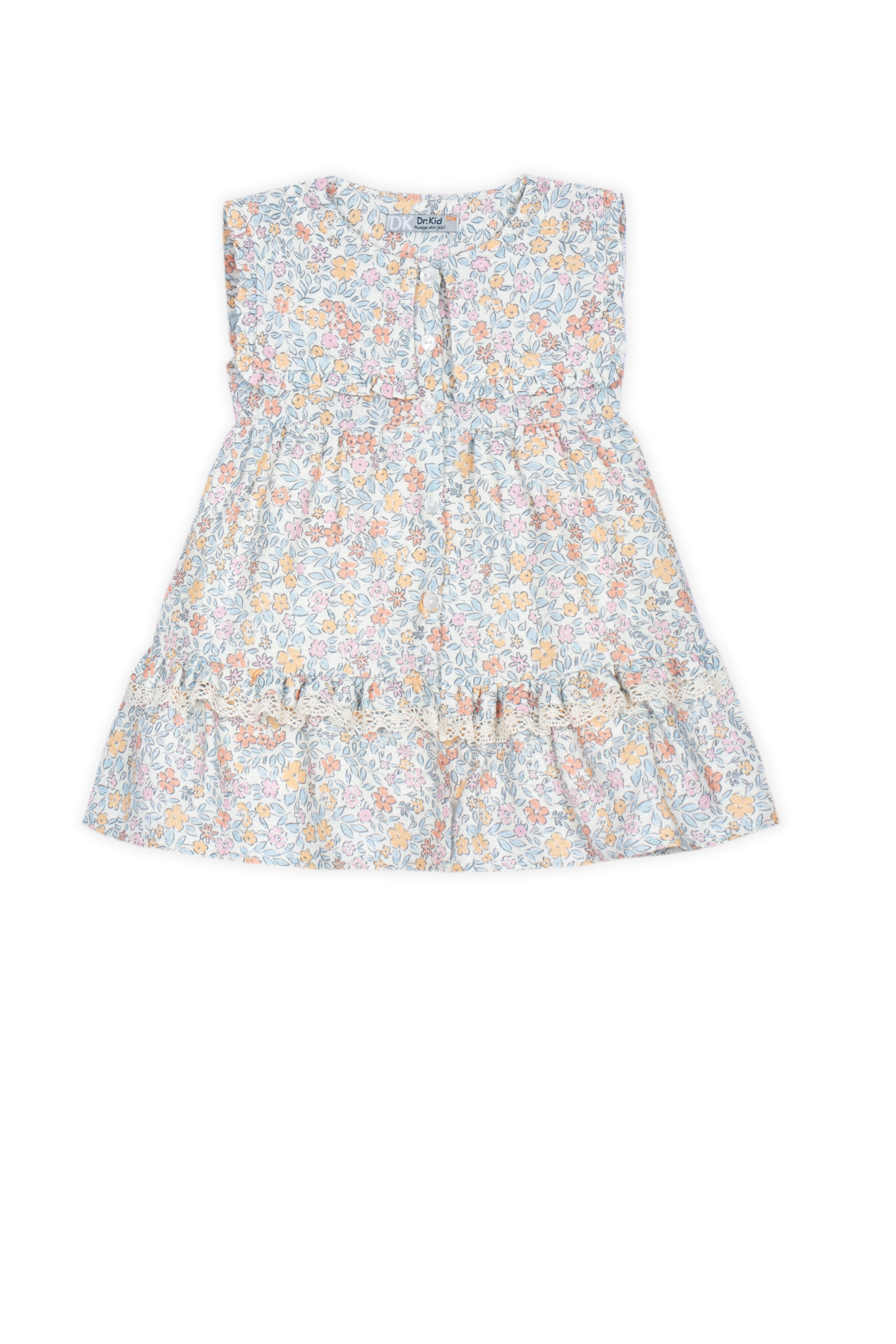 Girl Dress Salmão