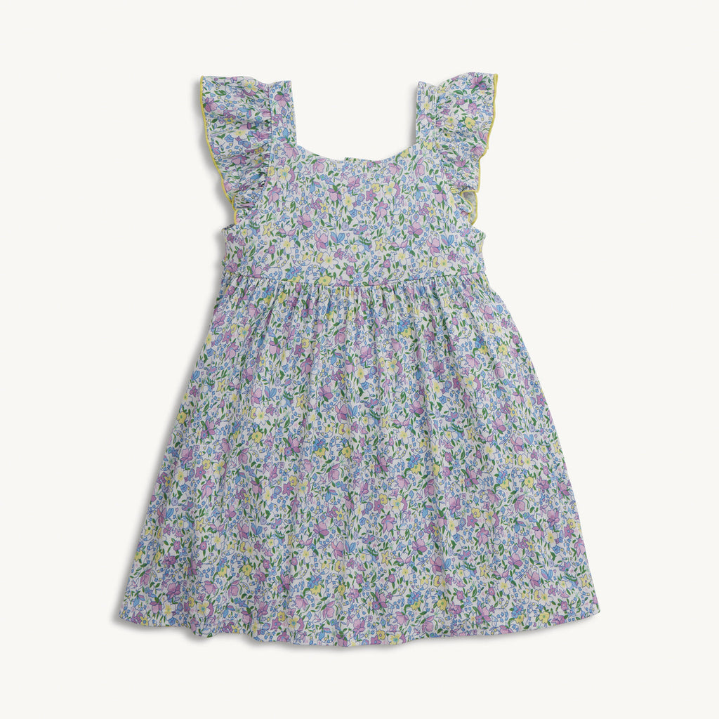 LAVINIA MODAL SQUARE NCK RUFFLE SLV DRS