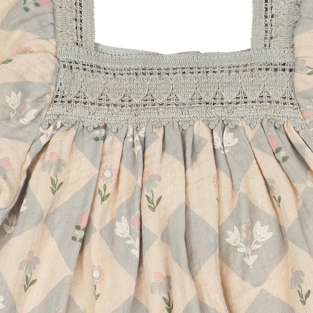 Ciel Set - Patchwork Floral Dusted Blue