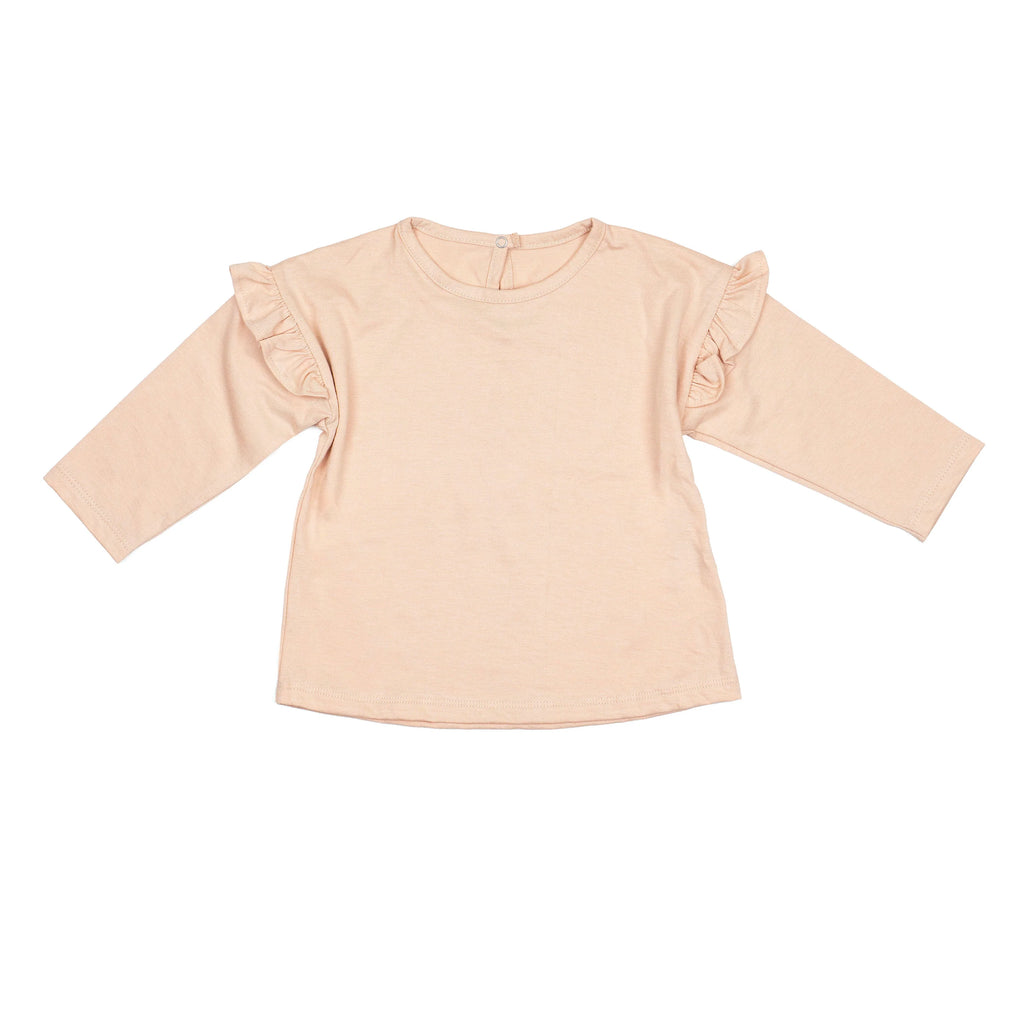 Ruffle Everyday Top - Desert Rose