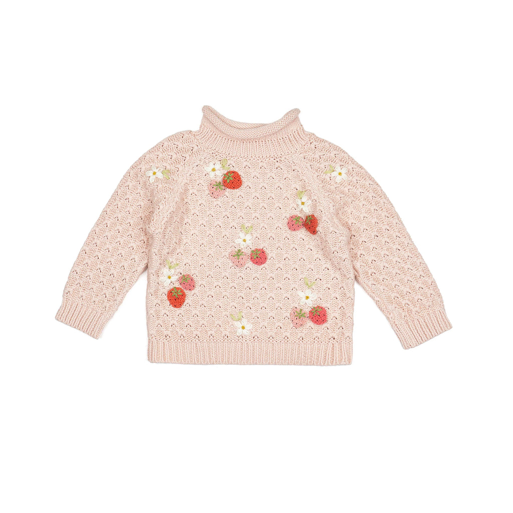 Strawberry Fields Sweater - Pink