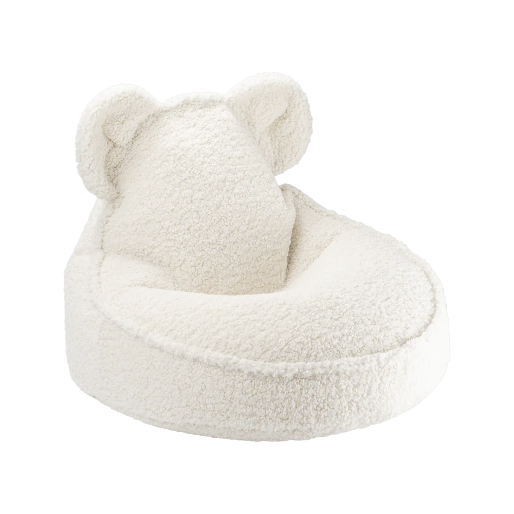 Cream White Bear Beanbag