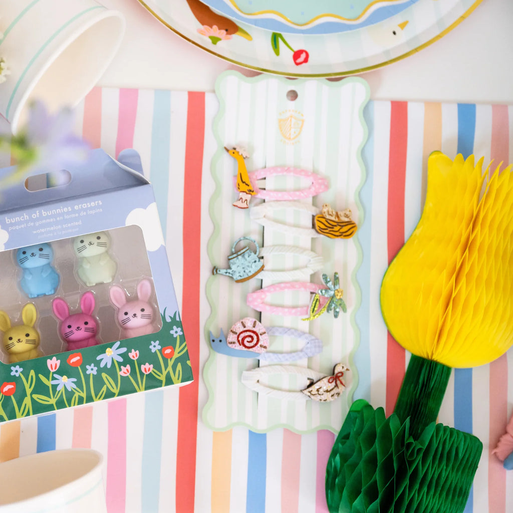 Silly Goose Garden Hair Clip Set
