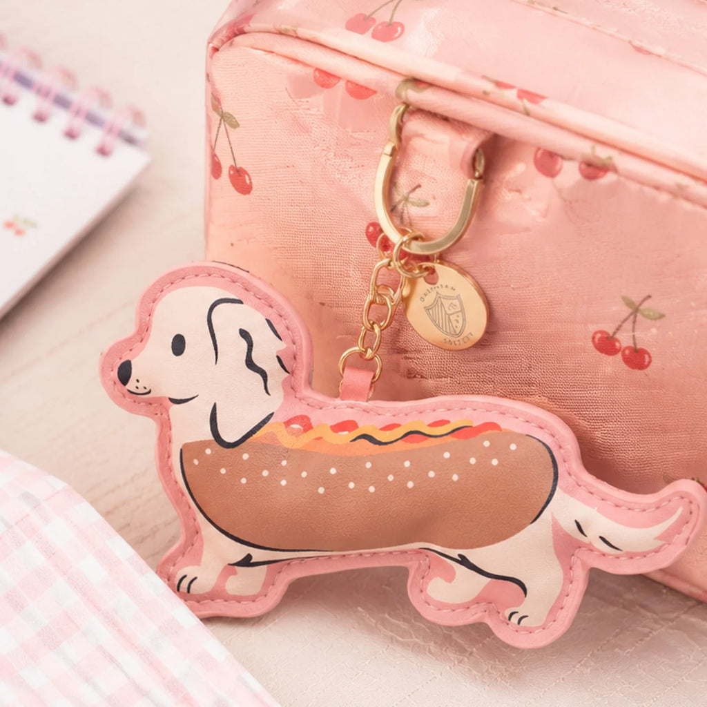Hot Dog Dachshund Bag Charm