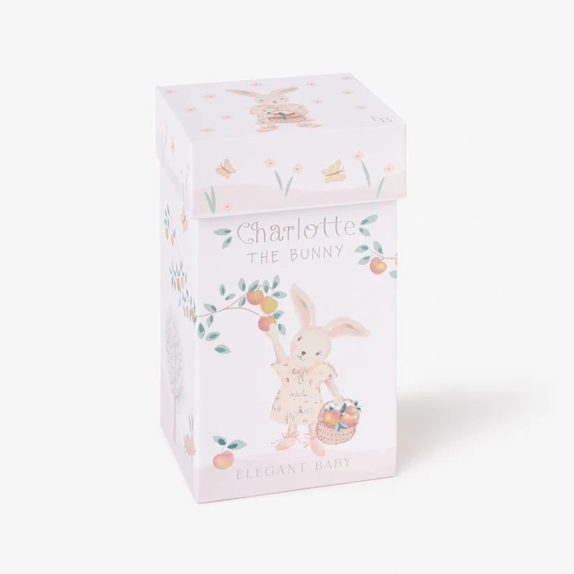 LINEN CHARLOTTE THE BUNNY TOY 10'' BOXED