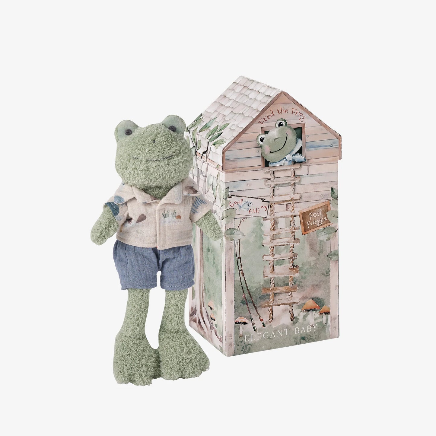 Pond Friends Fred the Frog Boxed Plush Toy