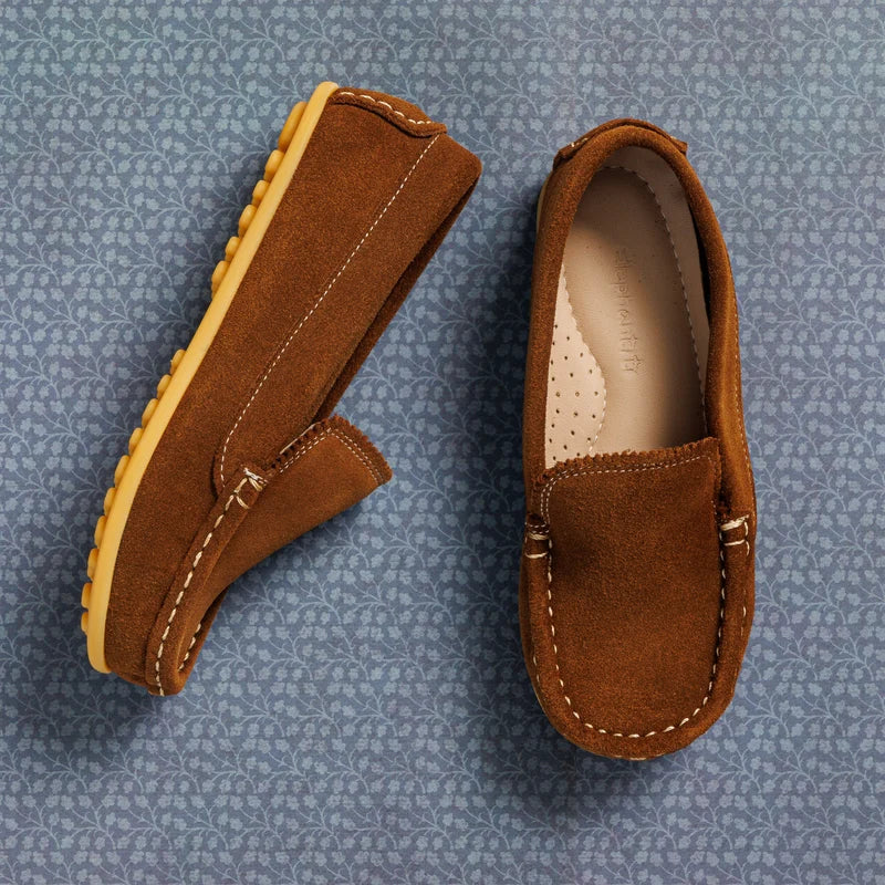 Antton Driver Moc Suede Chesnut
