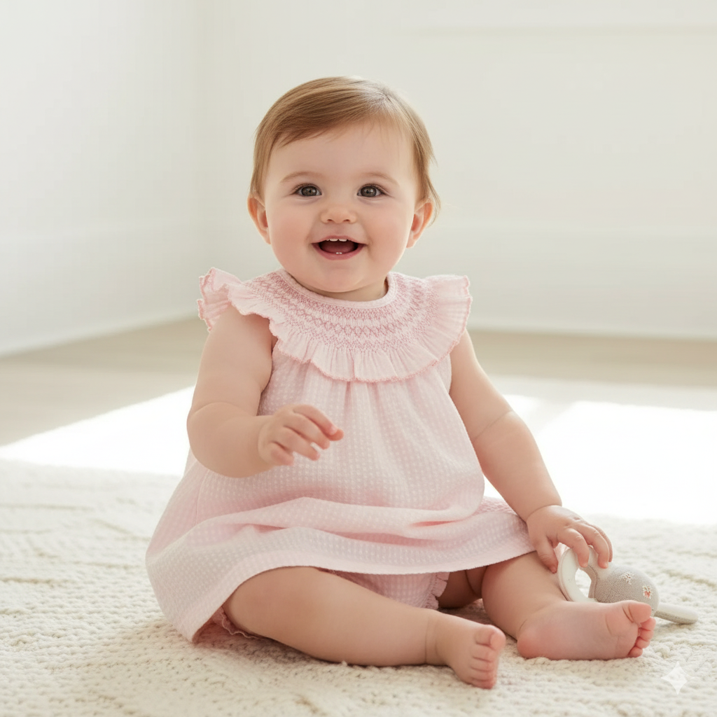 Conjunto vichi rosado