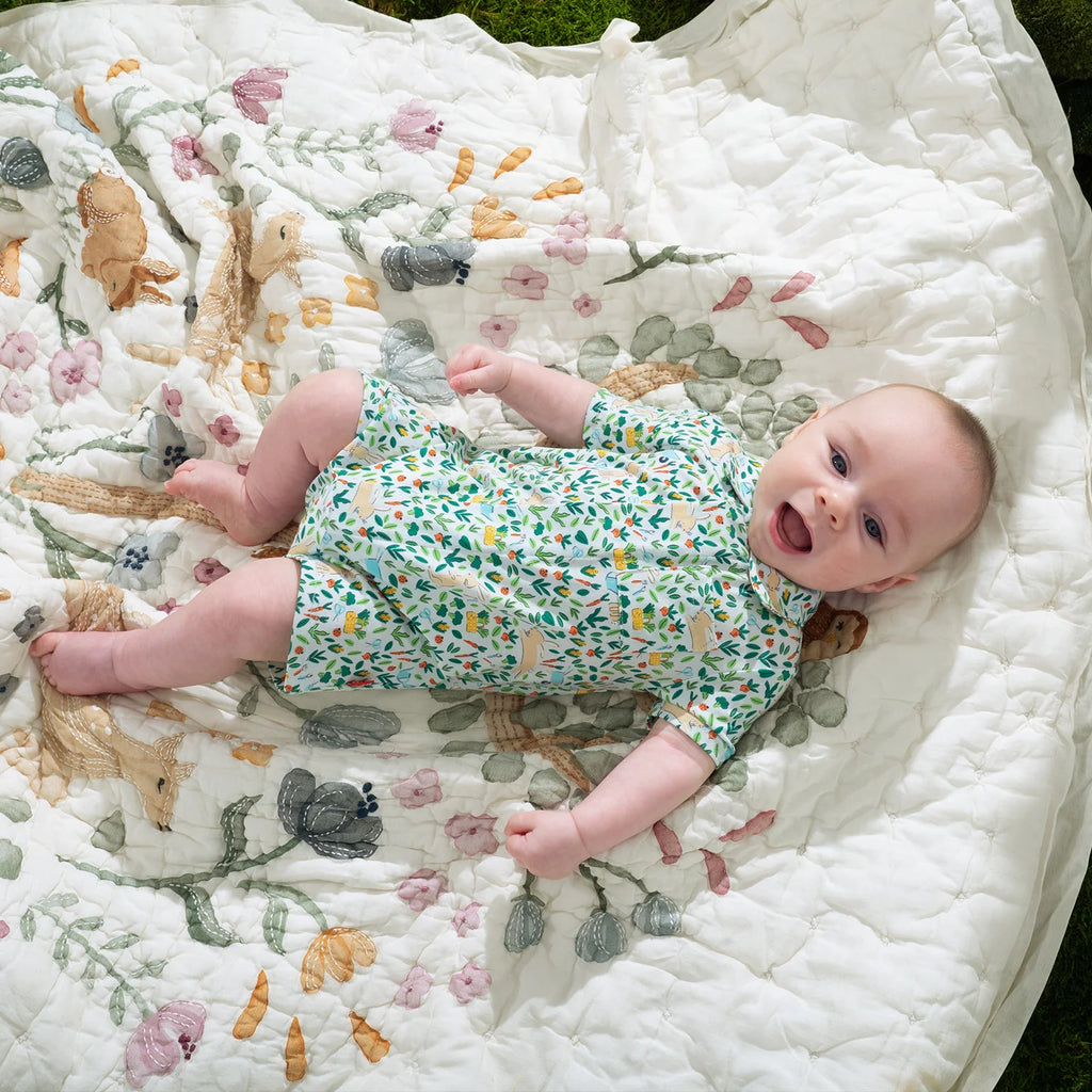 BUNNY GARDEN MODAL MAG POLO POCKET SHORT ROMP