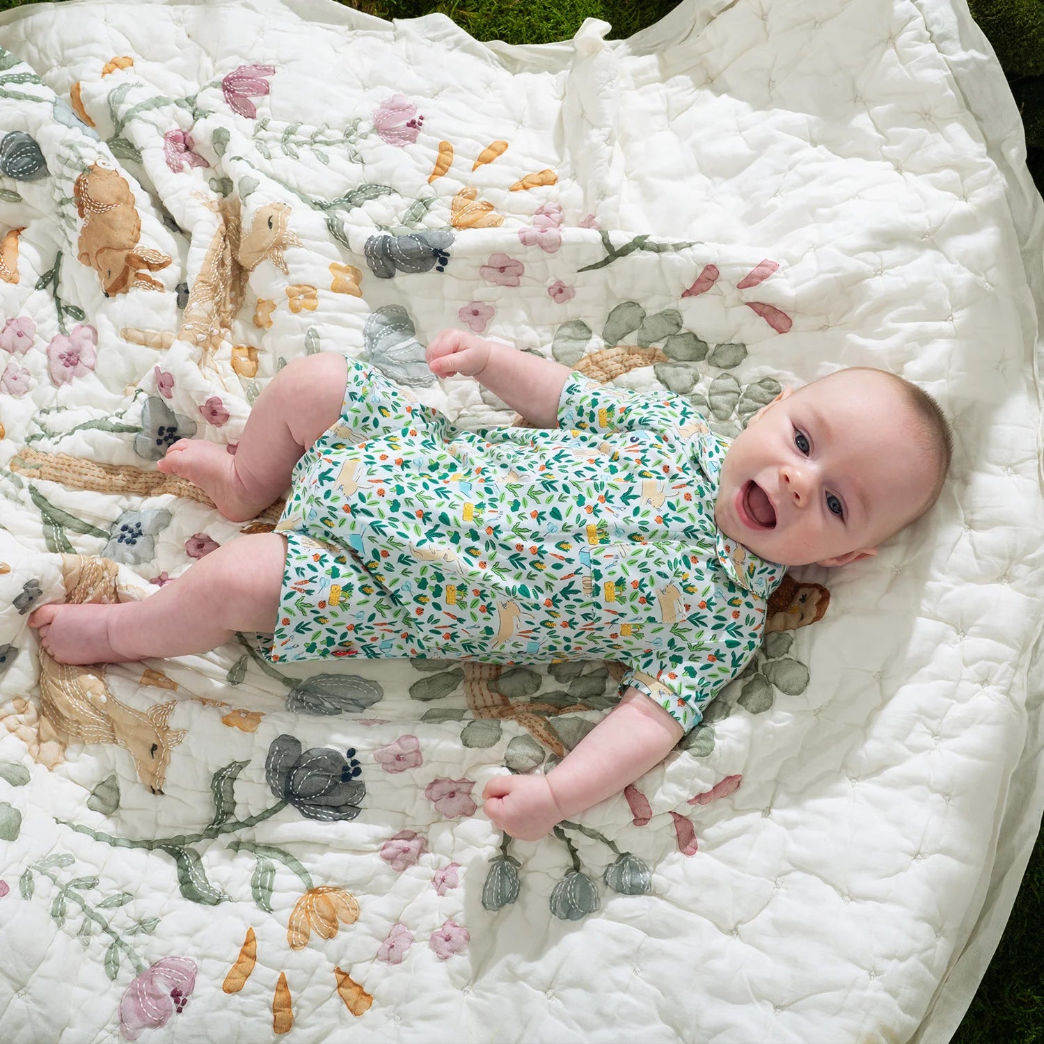BUNNY GARDEN MODAL MAG POLO POCKET SHORT ROMP