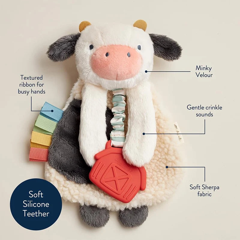 Itzy Lovey Plush and Teether Toy