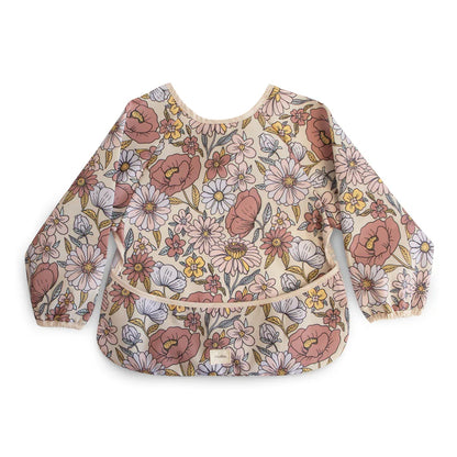 Long Sleeve Bib- Retro Flowers