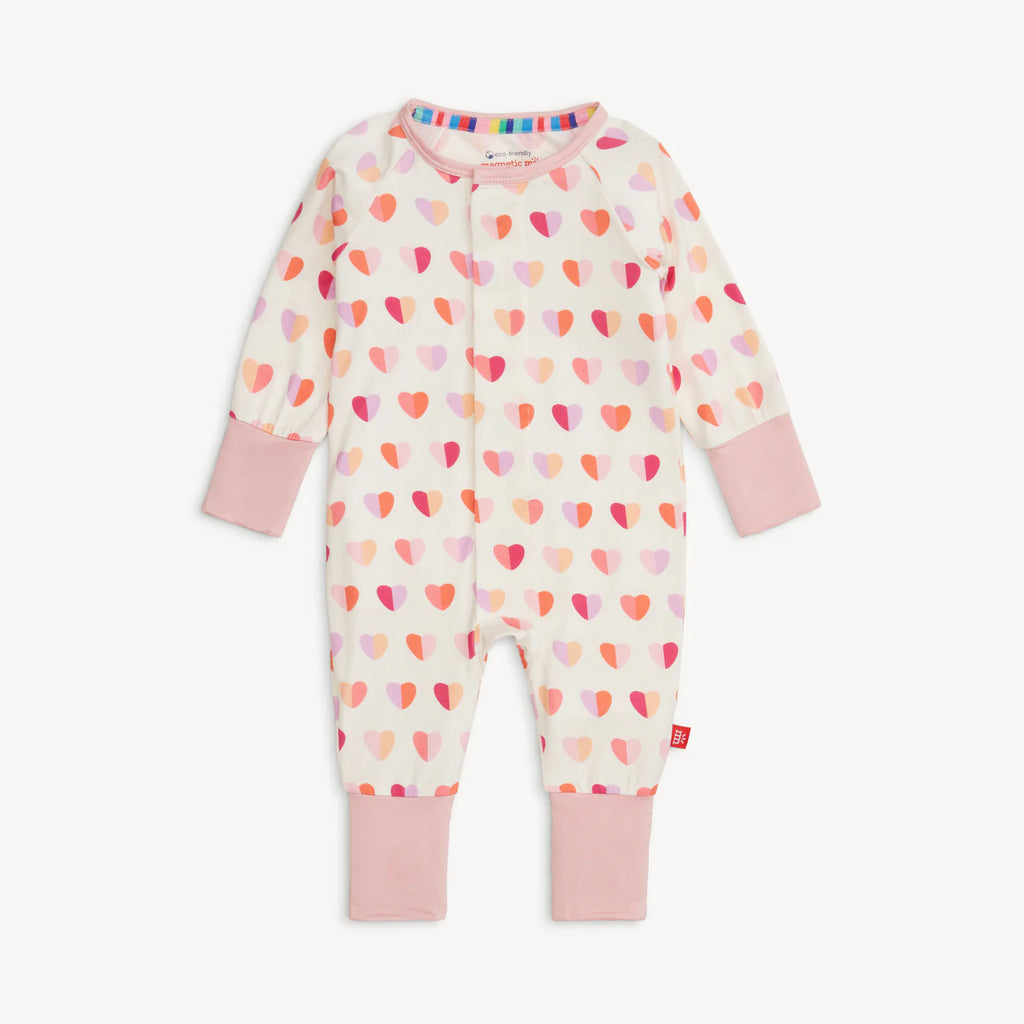 Pink XOXO Modal Magnetic Convertible Coverall