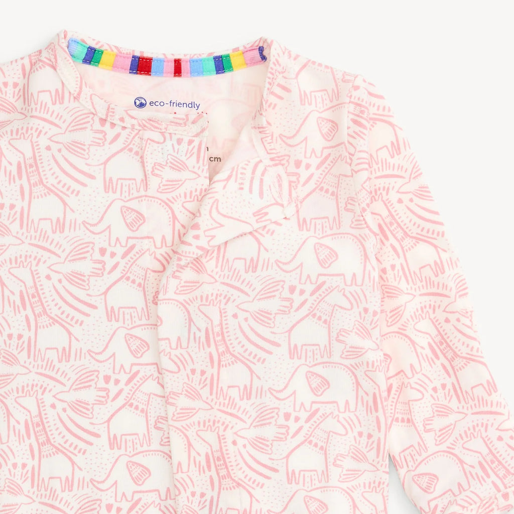 Herds of A Feather Pink Modal Magnetic Footie