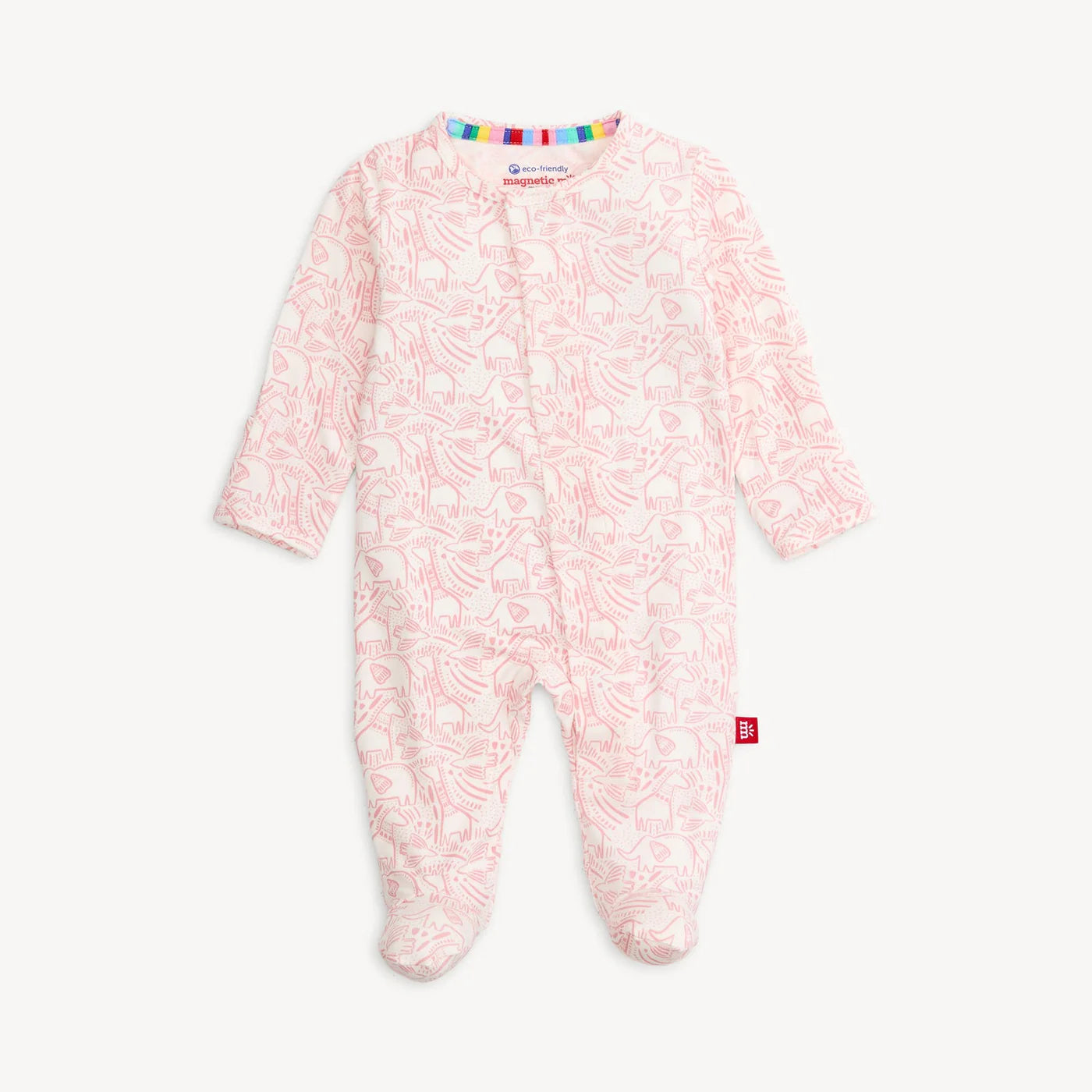 Herds of A Feather Pink Modal Magnetic Footie