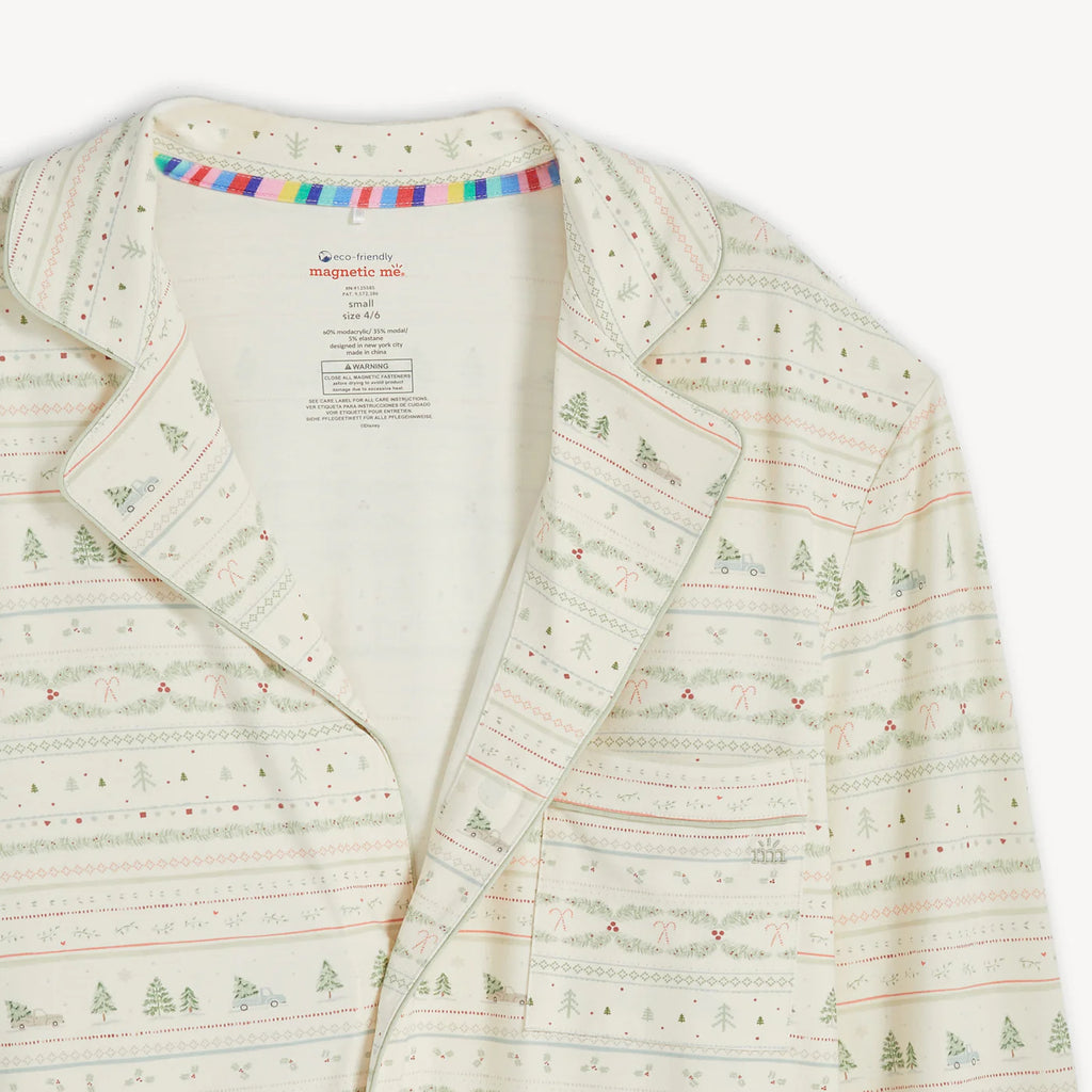 Time of Wonder RightFit™ Men's Magnetic Classic with a Twist PJ Set